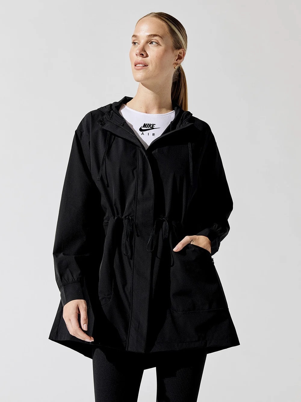 Nike Dri-FIT Bliss Luxe Anorak Jacket Black Women’s M Water Repellent
